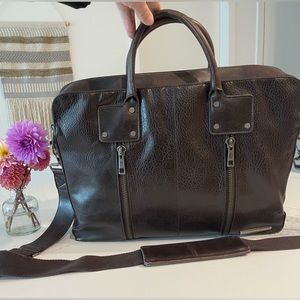 Matt & Nat Brown Leather Briefcase